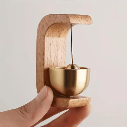 🔔 Magnetic Wooden Doorbell for All Materials