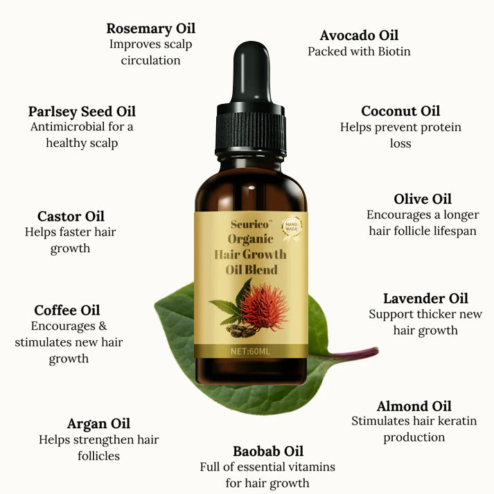 🌿 Natural Hair Growth Oil