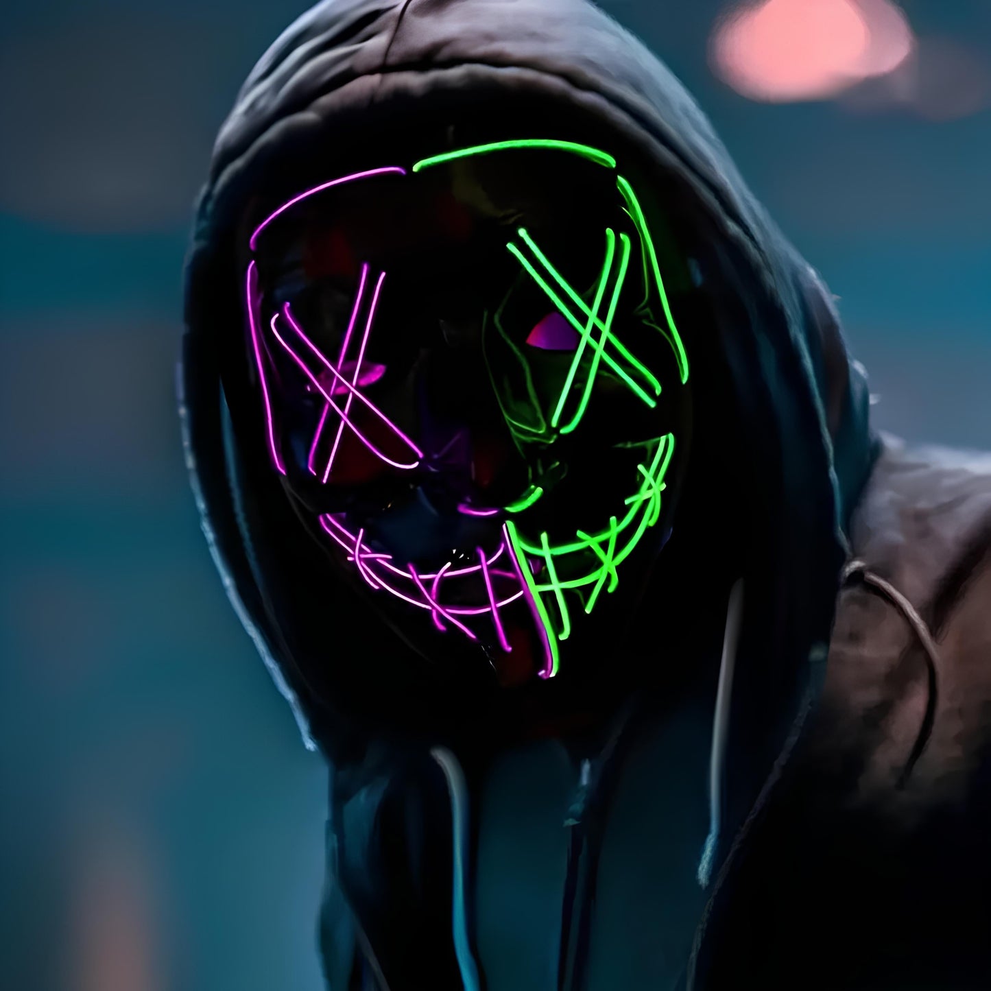 🎃 Light Up the Night – ODALIT® Epic LED Halloween Mask! 👻 Limited Stock!