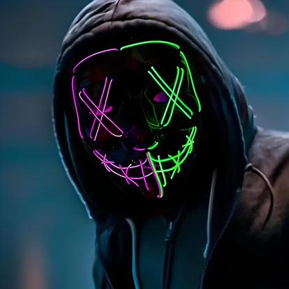 🎃 Light Up the Night – ODALIT® Epic LED Halloween Mask! 👻 Limited Stock!