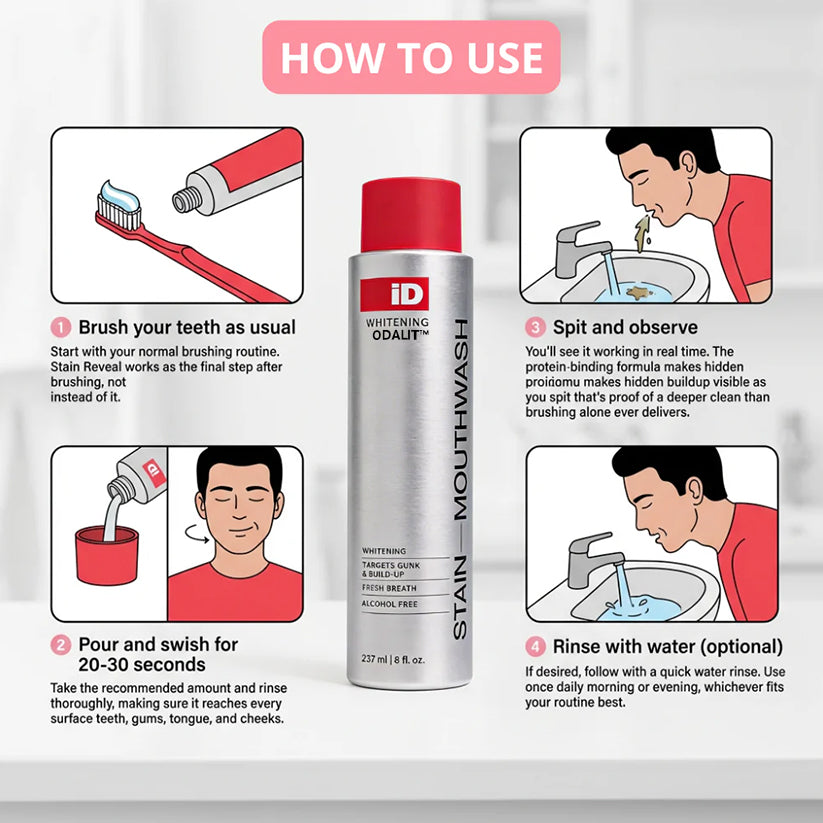 Power Stain-Removing Mouthwash – Brighter Teeth in Every Rinse🦷