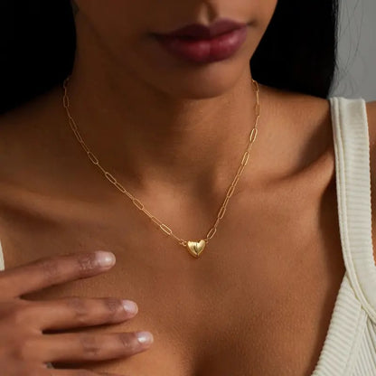 🔥Last Day Discount 49% Off💞14K Gold/Silver-Plated Heart Shape Pendant Magnetic Necklace