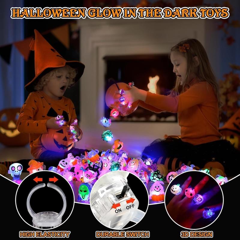 🎃 50% OFF SALE! 👻 Get 50 Glowing Halloween Rings NOW!