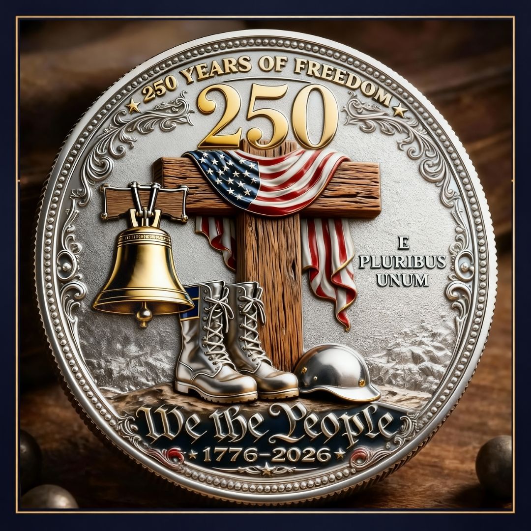 Honor America’s Heroes – 250 Years of Freedom Veteran Tribute Coin
