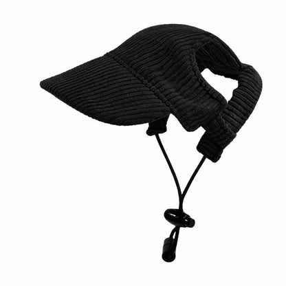 Corduroy Dog Sun Hat – Cute UV-Shade Hat for Sunny Walks 🐶