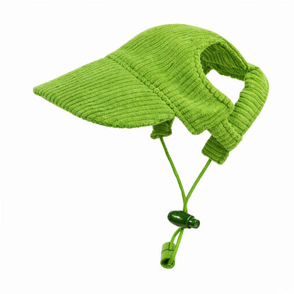 Corduroy Dog Sun Hat – Cute UV-Shade Hat for Sunny Walks 🐶