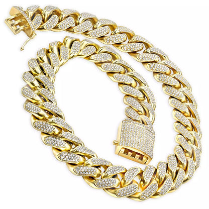 🔥 Iced-Out Cuban Link Collar – The Ultimate Bling Chain for Cats & Dogs 🐱🐶