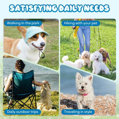 Corduroy Dog Sun Hat – Cute UV-Shade Hat for Sunny Walks 🐶