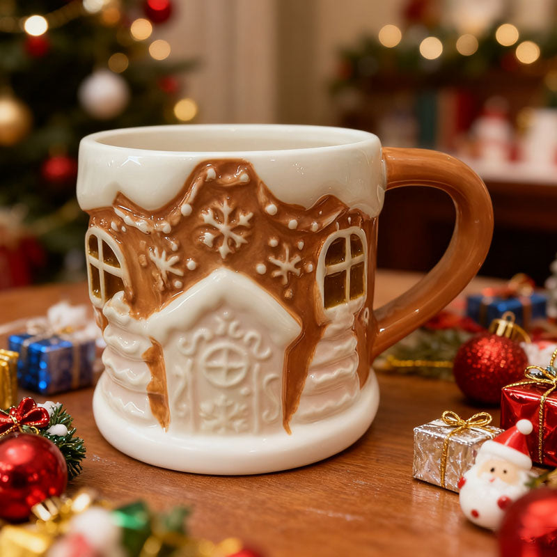 🎄 Gingerbread Glow Mug