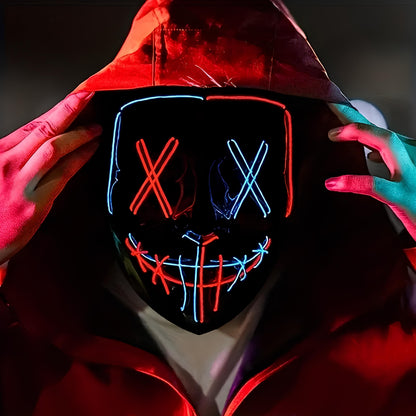 🎃 Light Up the Night – ODALIT® Epic LED Halloween Mask! 👻 Limited Stock!