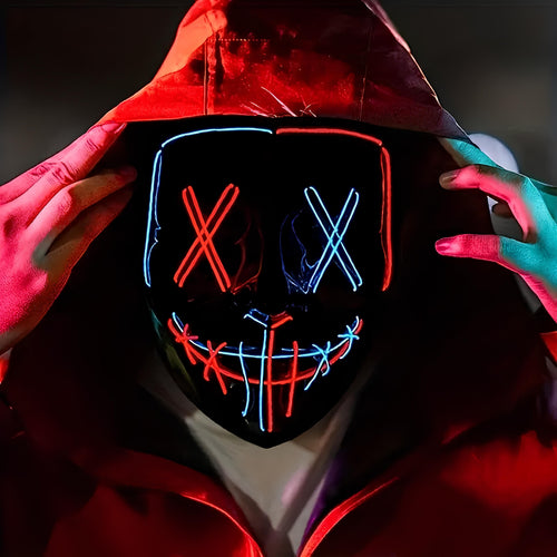 🎃 Light Up the Night – ODALIT® Epic LED Halloween Mask! 👻 Limited Stock!