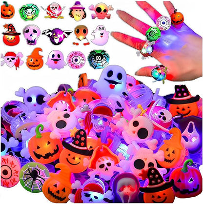 🎃 50% OFF SALE! 👻 Get 50 Glowing Halloween Rings NOW!
