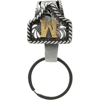 Vintage Letter Keychain