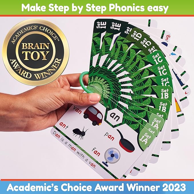 🔥Learn to Read Phonics Flash Cards Color-Coded - Learn to Read in 20 Stages