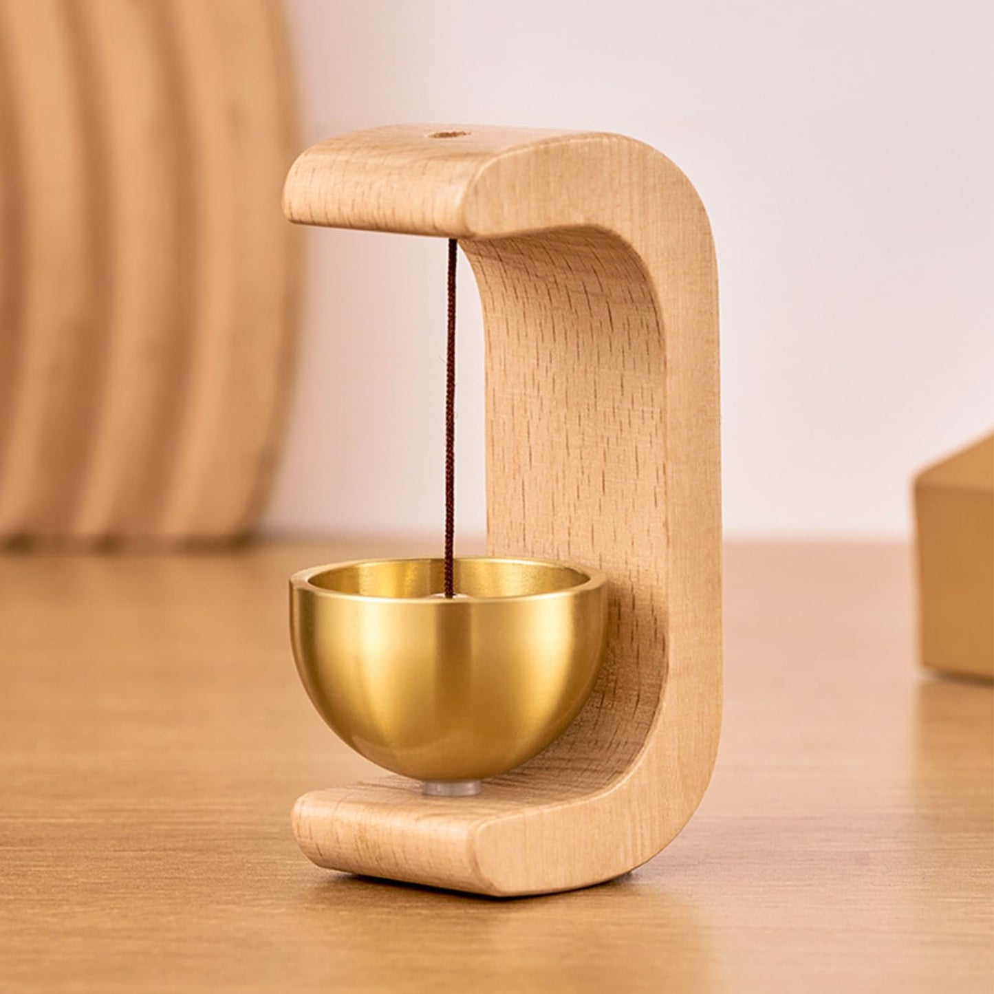 🔔 Magnetic Wooden Doorbell for All Materials