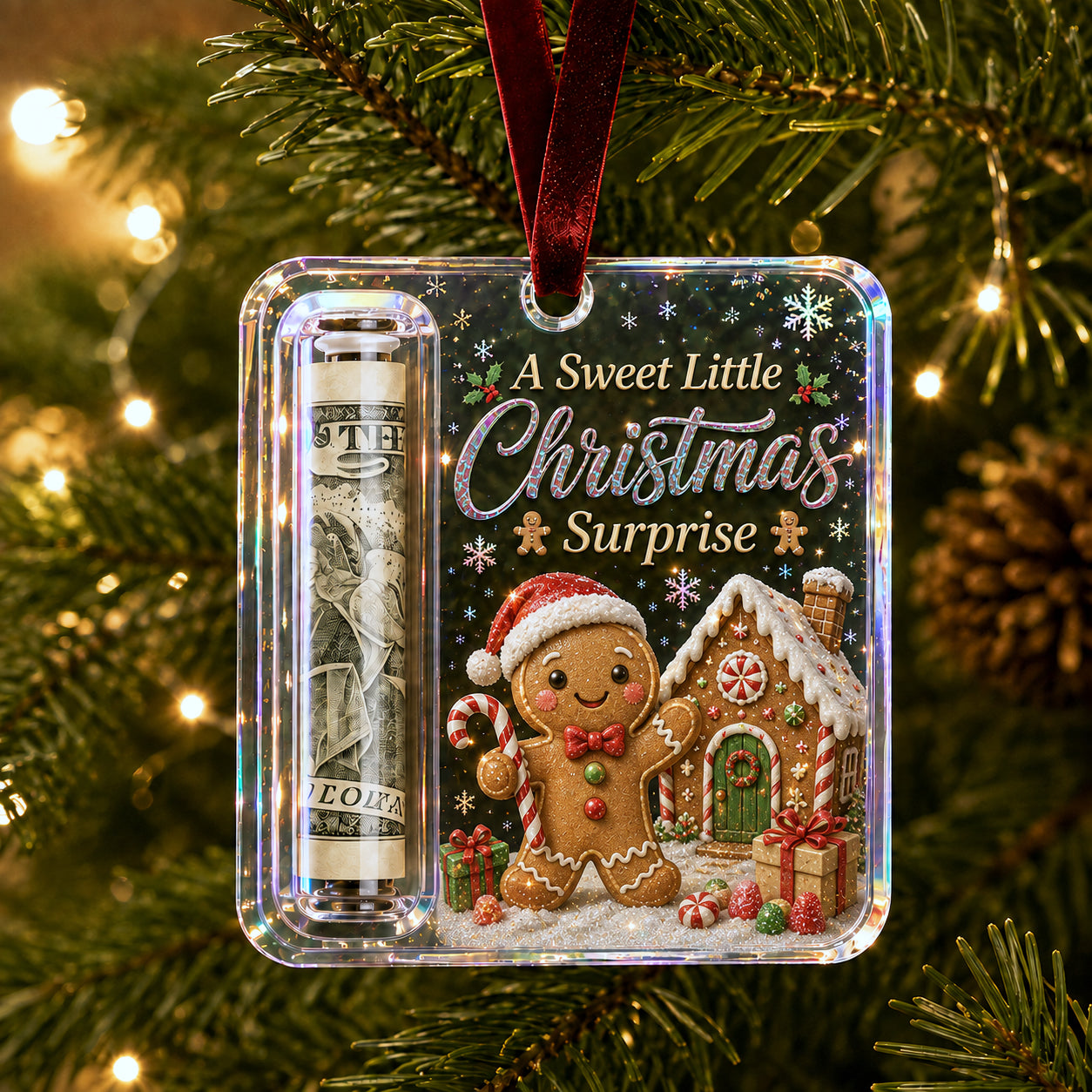 🎄Christmas Cash Gift Holder Ornament (📦Buy 6 Free Shipping)