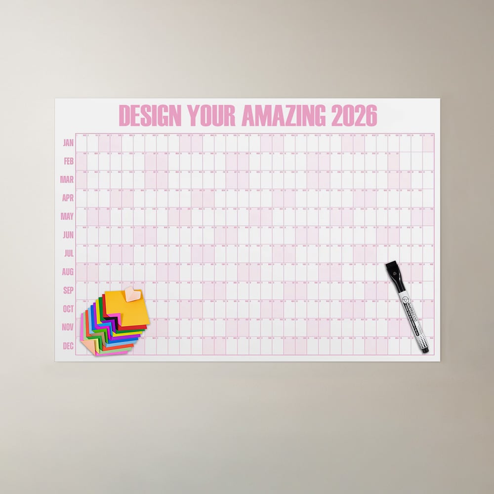 🔥Last Day 55% OFF 📅Giant A## erasable Calendar 2026 ✍️Design Your Amazing Year!🏃
