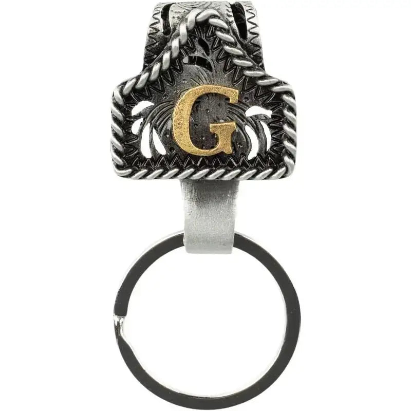 Vintage Letter Keychain