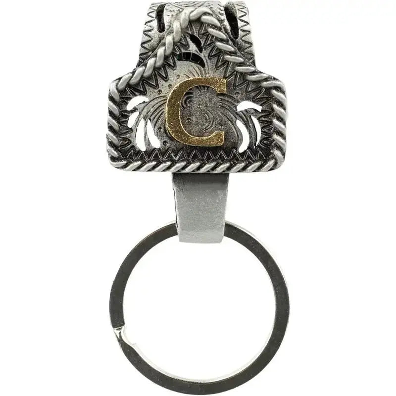 Vintage Letter Keychain