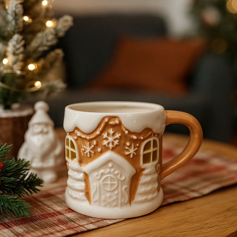 🎄 Gingerbread Glow Mug