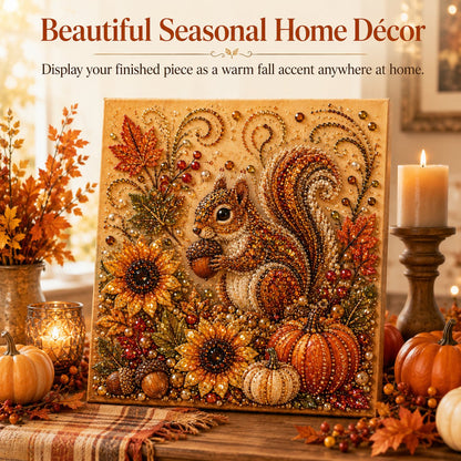 🍂✨Autumn Pearl Painting Kit - Relaxing DIY Craft to Create Sparkling Fall Artwork