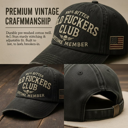 🔥 49% OFF - Old F*ckers Club - Vintage Baseball Cap