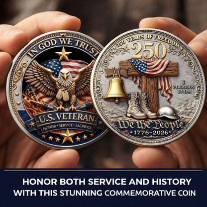 Honor America’s Heroes – 250 Years of Freedom Veteran Tribute Coin