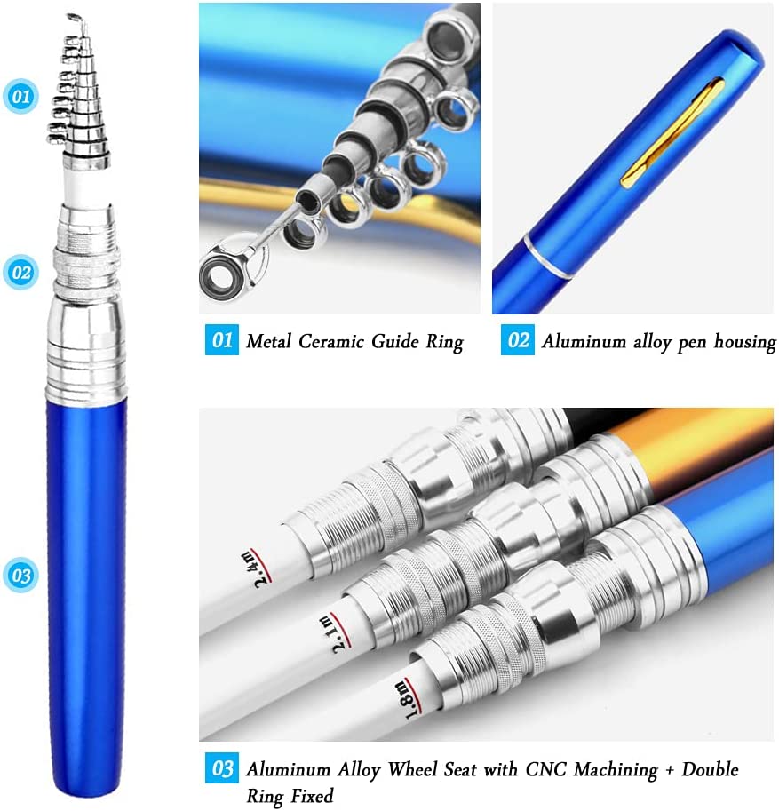 Yegbong™ Pocket Pen Fishing Rod and Reel