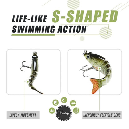 ⚡44% OFF🔥 2'' Lifelike 6-Joint Micro Swimbait | Ultimate Freshwater Lure