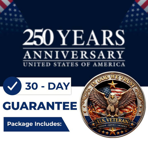 Honor America’s Heroes – 250 Years of Freedom Veteran Tribute Coin
