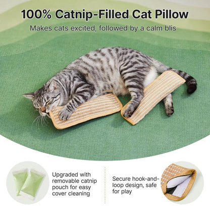 🔥Last Day 50% OFF🐱Interactive Catnip Chew Toy with 30,000mg A+ Organic Catnip