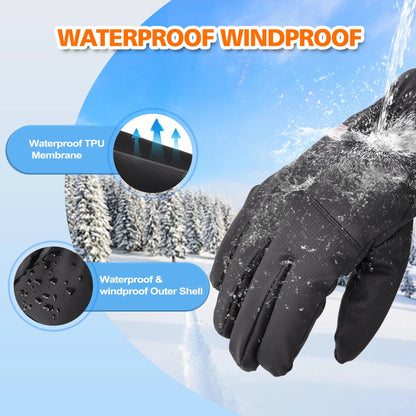 🔥Hot Sale 49% OFF🔥 Winter Waterproof Ski Snow Warm Gloves for Women Men