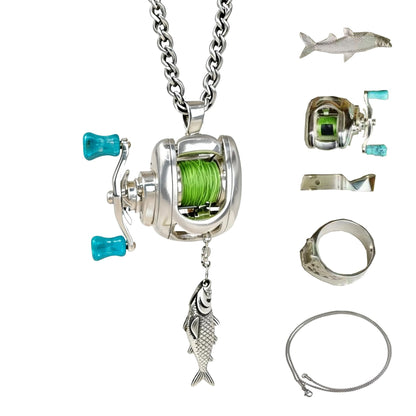 (🎄Early Christmas Sale 47%)🔥Fishing Reel Jewelry Set