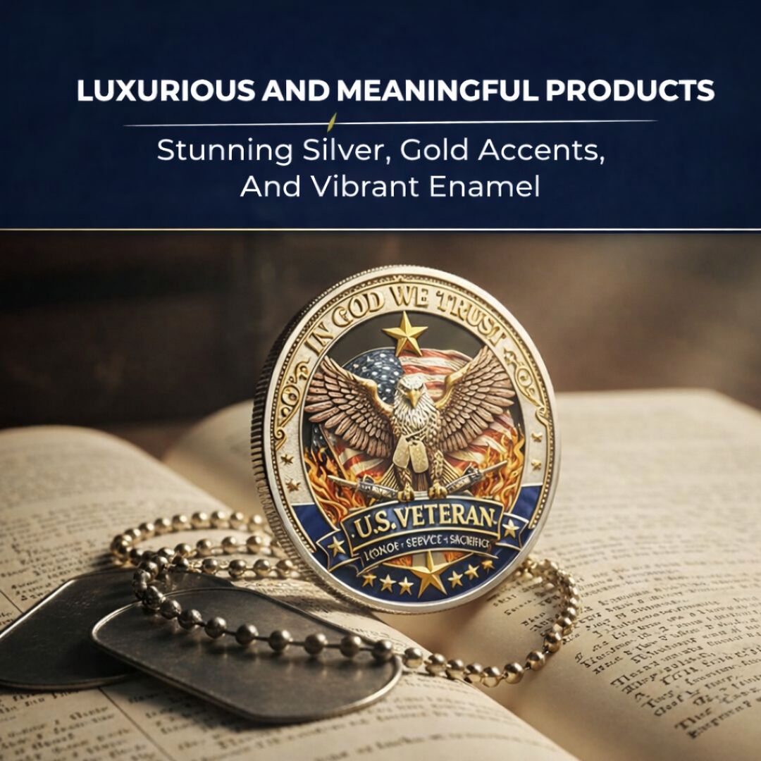 Honor America’s Heroes – 250 Years of Freedom Veteran Tribute Coin