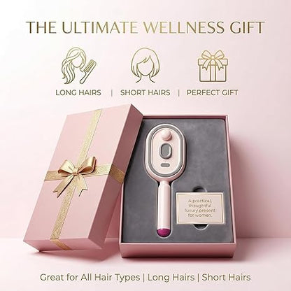 🔥 3-in-1 Mist Massage & Self-Cleaning Hair Brush