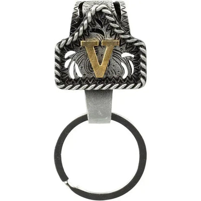 Vintage Letter Keychain