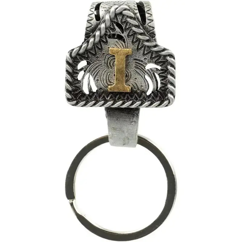 Vintage Letter Keychain