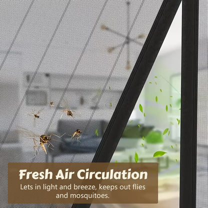 Magnetic Screen Door for Fresh Air & Bug Protection