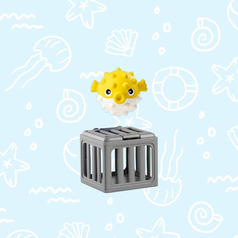 Dolphin fish + cage