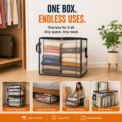 Premium Heavy-Duty Clear Storage Bag