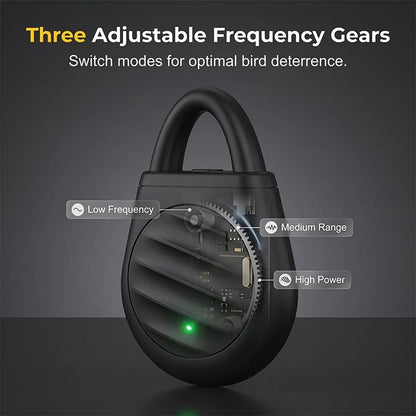 🐦Portable Ultrasonic Bird Repeller – Compact & Rechargeable
