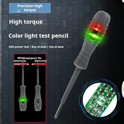 High-Brightness Color LED Voltage Test Pen