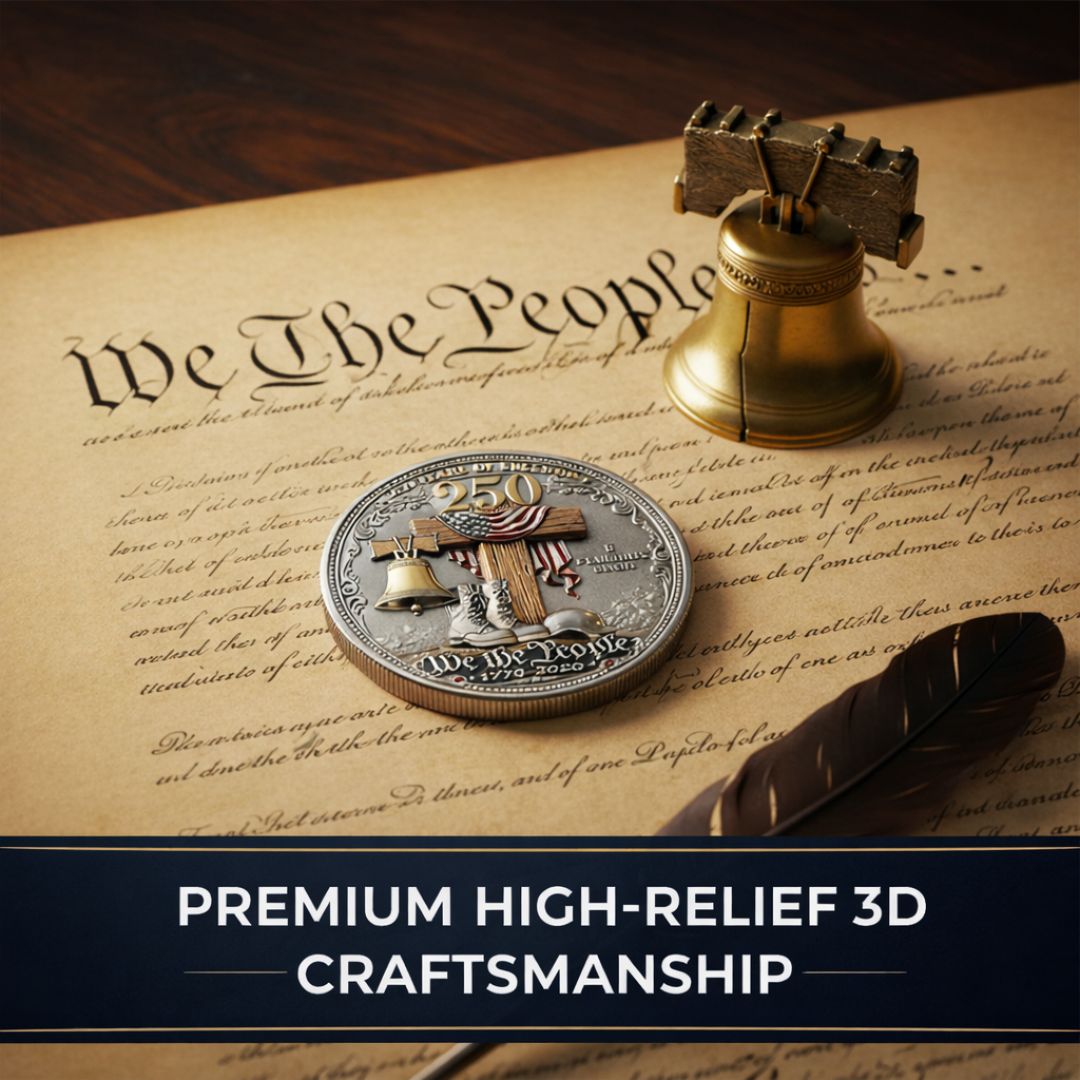 Honor America’s Heroes – 250 Years of Freedom Veteran Tribute Coin
