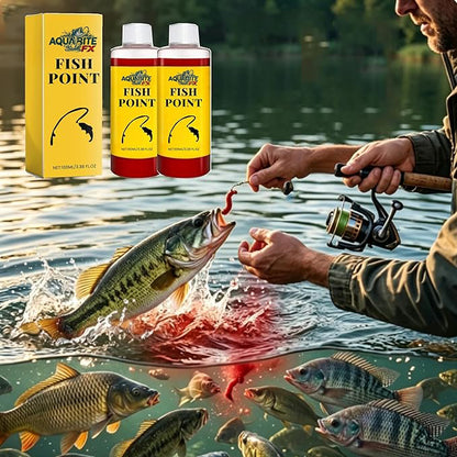 🎣 AquaBite FX™ Ultimate Fish Attractant – Fast-Acting Red Worm Formula