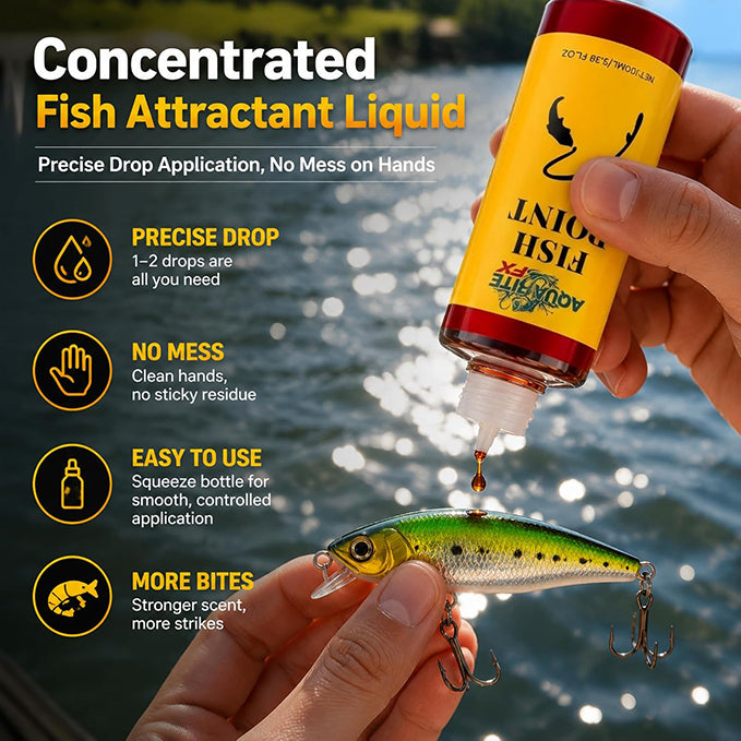 🎣 AquaBite FX™ Ultimate Fish Attractant – Fast-Acting Red Worm Formula 🐟