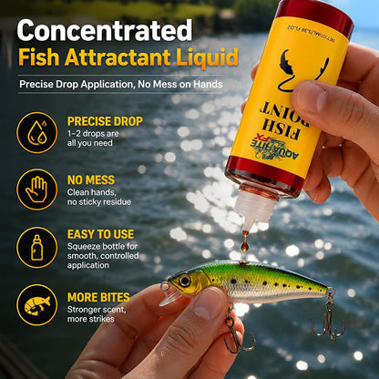 🎣 AquaBite FX™ Ultimate Fish Attractant – Fast-Acting Red Worm Formula 🐟