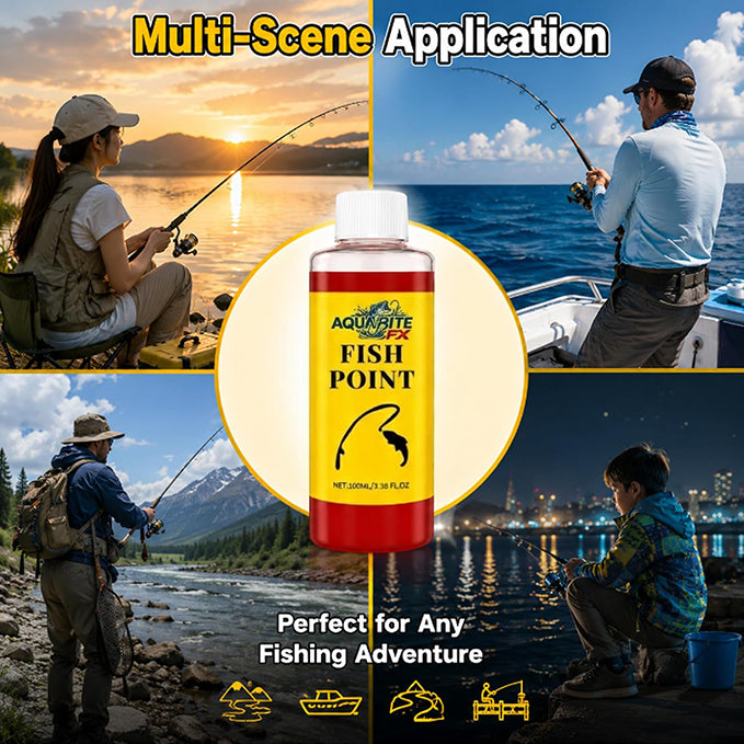 🎣 AquaBite FX™ Ultimate Fish Attractant – Fast-Acting Red Worm Formula 🐟