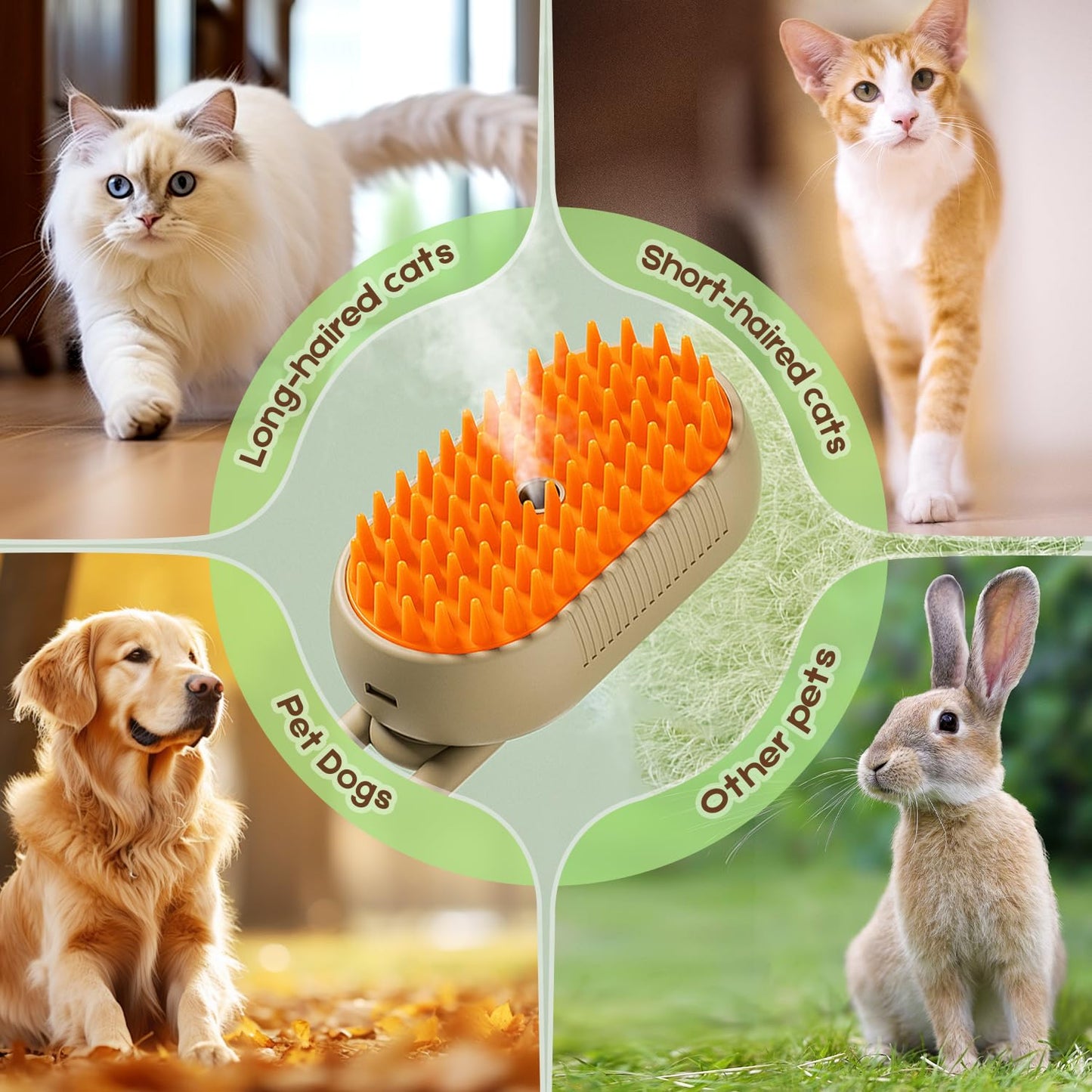 🐱✨🐶Quick & Easy Pet Hair Remover Comb