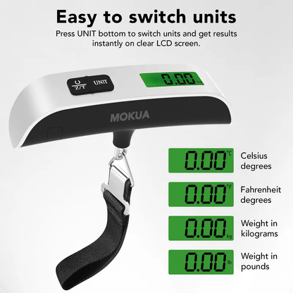 🧳 Portable Digital Luggage Scale – Avoid Overweight Fees & Travel Smart! ⚖️✈️ Accurate, Compact & Easy!