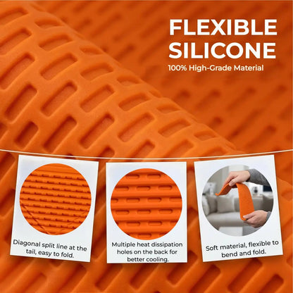 ✨Foldable Silicone Aluminum Holder - Ergonomic Flex-Stand for All Devices